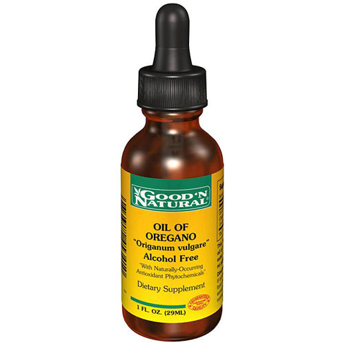 Oil of Oregano Liquid, Origanum vulgare (45 mg 2 drops), 1 oz, Good 'N