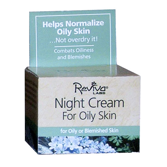 Reviva Labs Oily Skin Night Cream, 0.75 oz, from Reviva