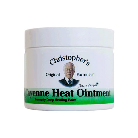 Cayenne Heat Ointment, For Sore Muscles & Joints, 2 oz, Christophers Original Formulas