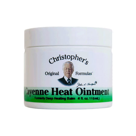 Cayenne Heat Ointment, Value Size, 4 oz, Christophers Original Formulas