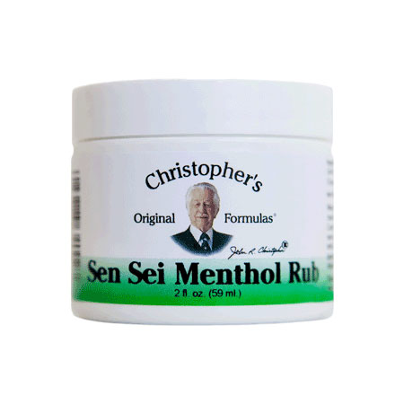 Sen Sei Menthol Rub Ointment, 2 oz, Christophers Original Formulas