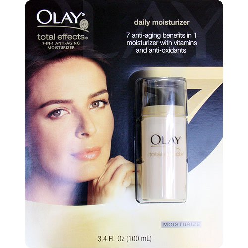 Olay Total Effects Moisturizer 7-in-1 Anti-Aging, 3.4 oz (100 ml)