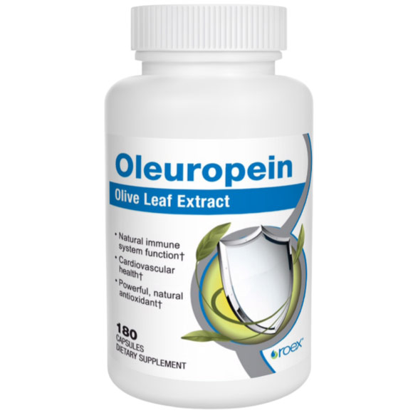 Oleuropein, Olive Leaf Extract, 180 Tablets, Roex