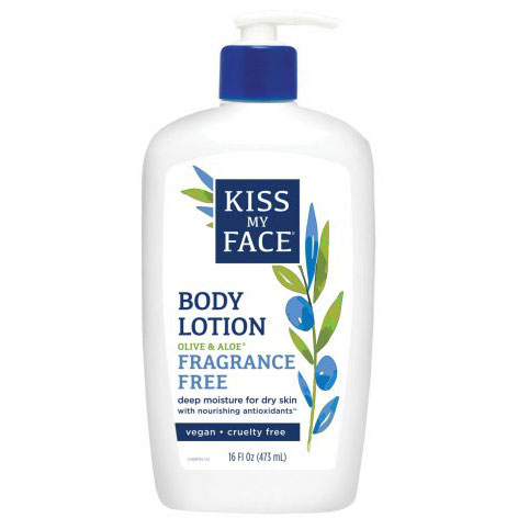 Kiss My Face Olive & Aloe Moisturizer Fragrance Free 16 oz, from Kiss My Face