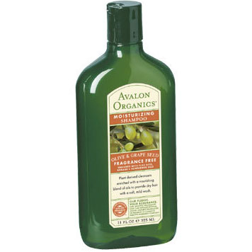 Avalon Organic Botanicals Olive & Grape Seed Moisturizing Conditioner, Fragrance Free, 11 oz, Avalon Organics