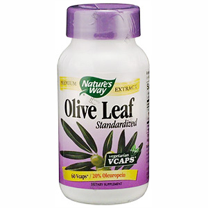 Olive Leaf Extract 20% Oleuropein 60 vegicaps from Natures Way