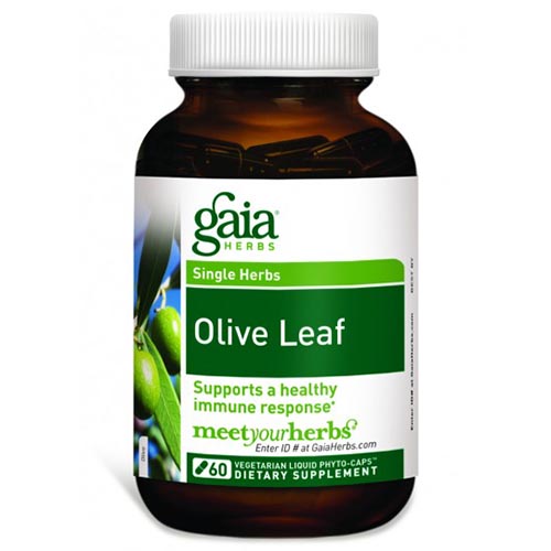 Gaia Herbs Olive Leaf, 60 Liquid Phyto-Caps, Gaia Herbs