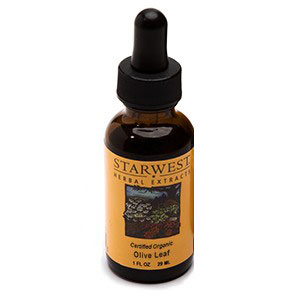 Olive Leaf Extract Liquid 1 oz Organic, StarWest Botanicals