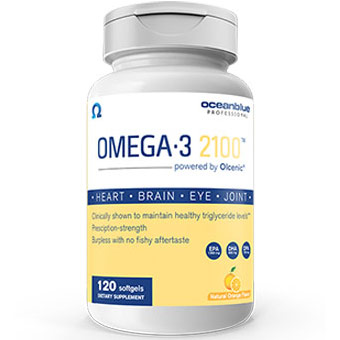 Professional Omega-3 2100, Value Size, 120 Softgels, Ocean Blue