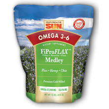 Health From The Sun Omega 3-6 FiProFLAX Medley (Flax, Hemp, Chia) 15 oz, Health From The Sun