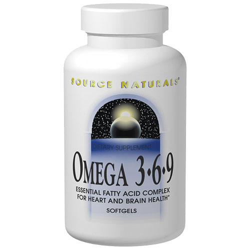 Omega 3, 6, 9 EFA Complex, 60 Softgels, Source Naturals