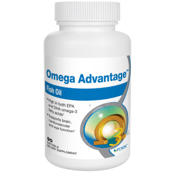 Omega Advantage, Ultra Pure Fish Oil, 90 Softgels, Roex