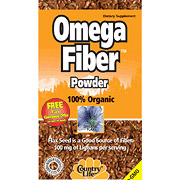 Omega Fiber Powder 100% Organic 300G, Country Life