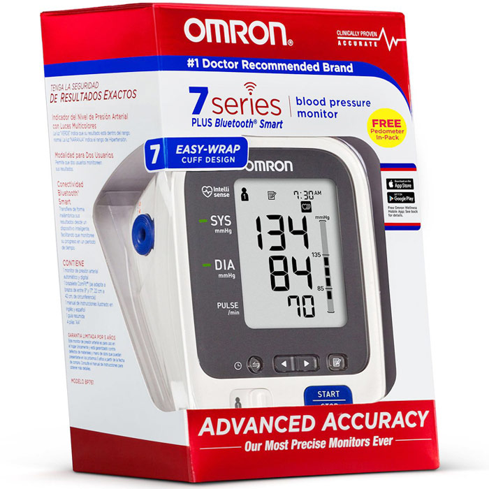 Omron 7 Series Blood Pressure Monitor with Bluetooth Smart Connectivity