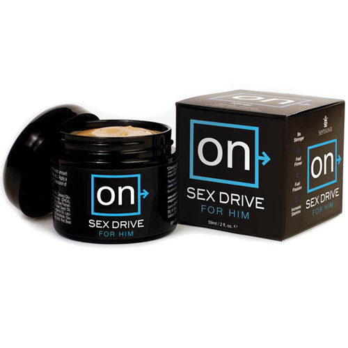 ON Sex Drive for Him, Testosterone Boosting Cream, 2 oz, Sinclair Institute