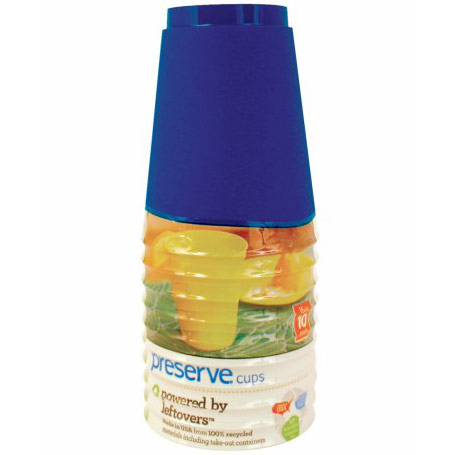 Preserve On The Go Cups, Midnight Blue, 16 oz x 10 Pack, Preserve
