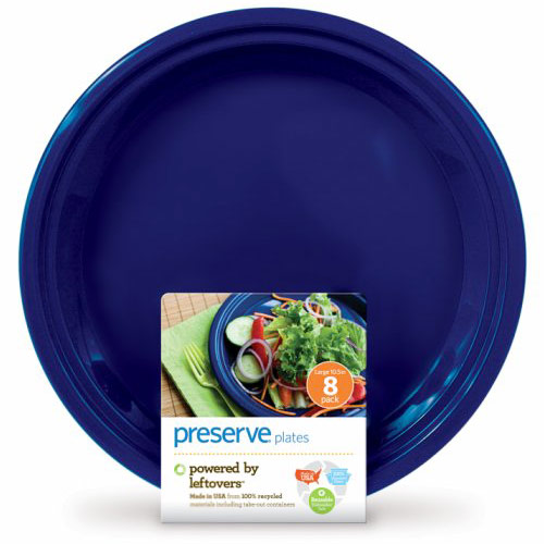 On The Go Large Plates, Midnight Blue, 8 Pack, Preserve