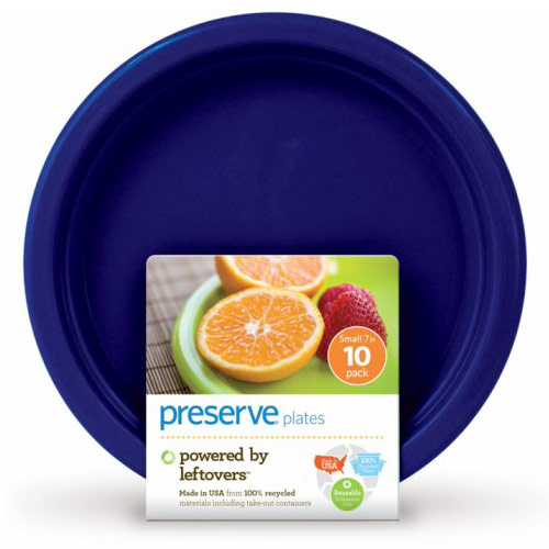 On The Go Small Plates, Midnight Blue, 10 Pack, Preserve