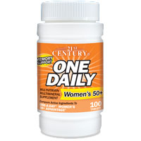 21st Century HealthCare One Daily 50+ Women's, 100 Tablets, 21st Century Health Care
