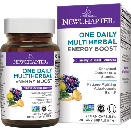 One Daily Multi Herbal Energy Boost, 30 Vegetarian Capsules, New Chapter