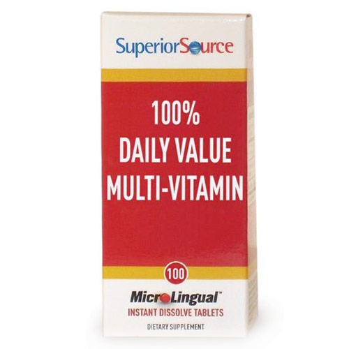 One Daily Value Multi Vitamin, 100 Instant Dissolve Tablets, Superior Source