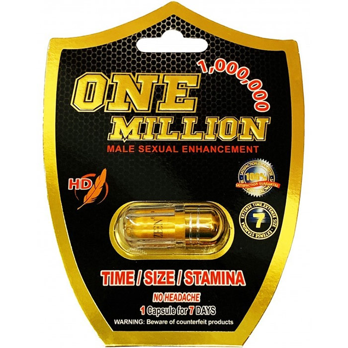 One Million, Male Sexual Enhancement, 1 Capsule