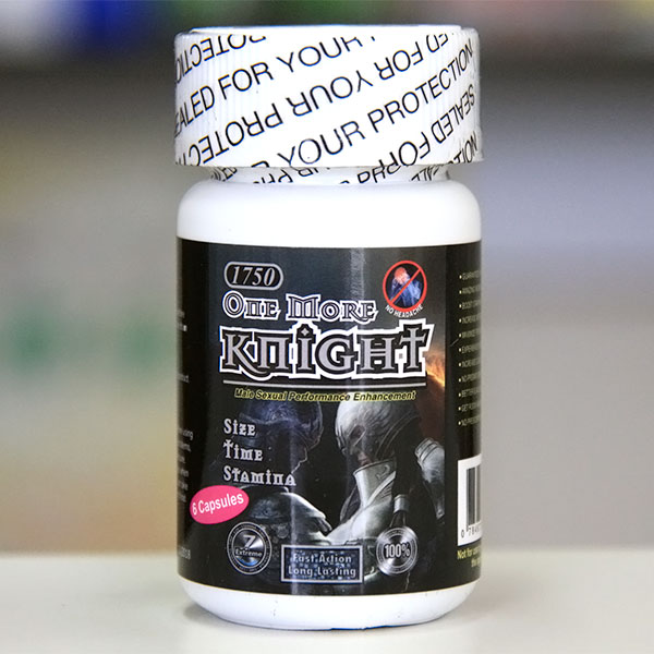 One More Knight 1750 mg, Male Enhancer, 6 Capsules (Out of Stock)