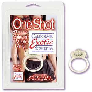 One Shot Wireless Silicone Vibro Ring, California Exotic Novelties
