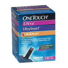 LifeScan / OneTouch LifeScan OneTouch Ultra FastDraw Test Strips 100 Count
