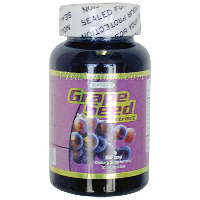 Grape Seed Extract 25 mg, 60 Capsules, K-Max