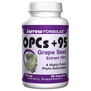 OPCs Plus 95, Grape Seed Extract 100 mg 50 caps, Jarrow Formulas