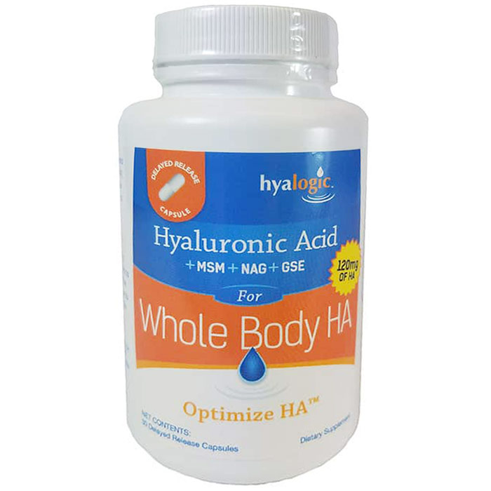 Optimize HA for Whole Body, 30 Delayed Release Capsules, Hyalogic