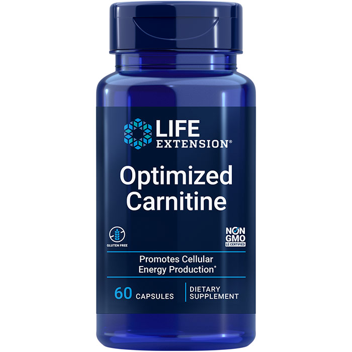 Optimized Carnitine with Glycocarn, 60 Vegetarian Capsules, Life Extension