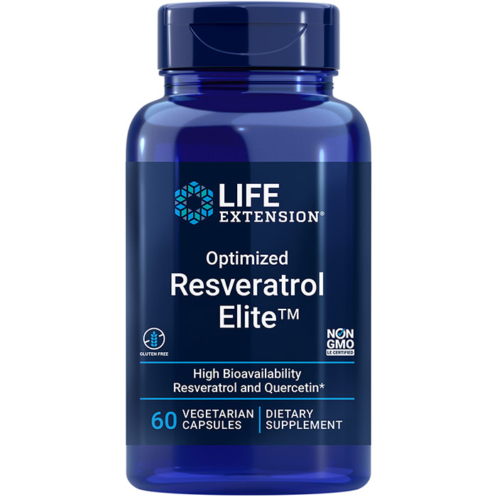 Optimized Resveratrol, 60 Vegetarian Capsules, Life Extension