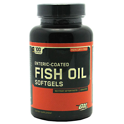 Optimum Nutrition Fish Oil Enteric Coated, 100 Softgels