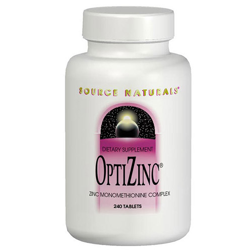 OptiZinc Zinc Monomethionine 30mg 120 tabs from Source Naturals