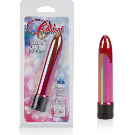 Opulent Compact Smooth 4.5 Inch - Ruby Luster, California Exotic Novelties