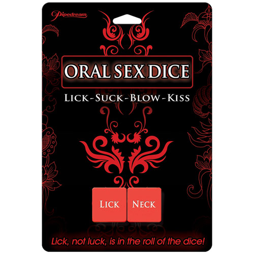 Oral Sex Dice, Lick-Suck-Blow-Kiss, Pipedream Products