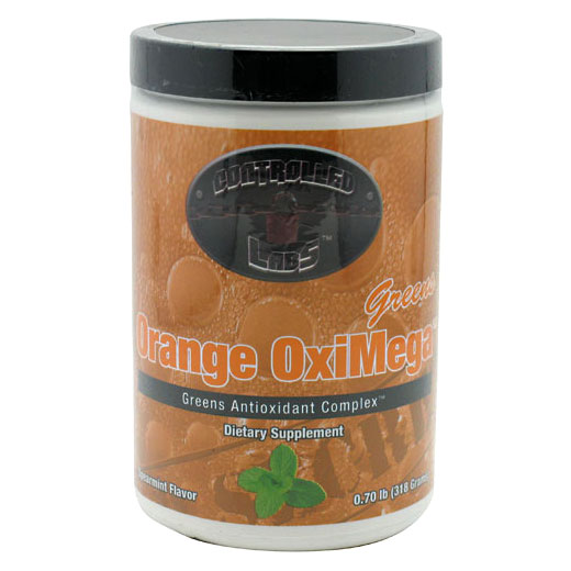 Orange OxiMega, Greens Antioxidant Complex Powder, 0.7 lb, Controlled Labs