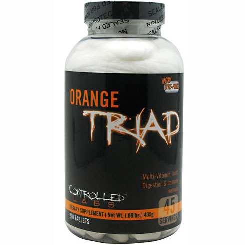 Orange TRIad, Sports Multi-Vitamin, 270 Tablets, Controlled Labs
