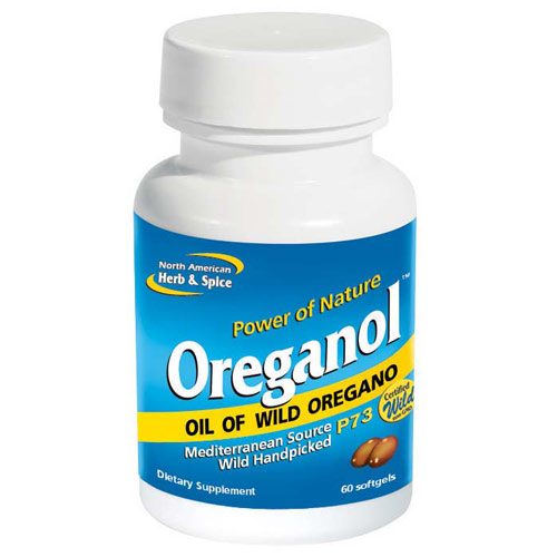 North American Herb & Spice Oreganol P73 Original Wild Oregano, 60 Softgels, North American Herb & Spice