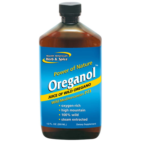 Oreganol P73 Juice of Wild Oregano, 12 oz, North American Herb & Spice