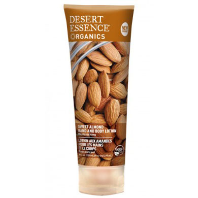 Desert Essence Organic Almond Hand & Body Lotion 8 oz, Desert Essence