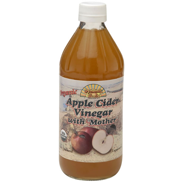 Organic Apple Cider Vinegar with Mother, 32 oz, Dynamic Health Labs