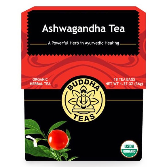 Organic Ashwagandha Tea, 18 Tea Bags, Buddha Teas