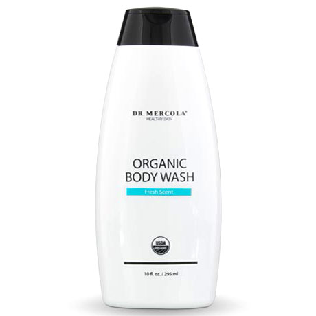 Organic Body Wash, Fresh Scent, 10 oz, Dr. Mercola