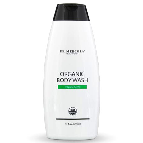 Organic Body Wash, Tropical Scent, 10 oz, Dr. Mercola