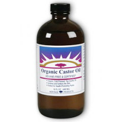 Organic Castor Oil, 16 oz, Heritage Products