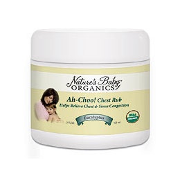 Organic Ah-Choo Chest Rub - Eucalyptus, 2 oz, Natures Baby Organics