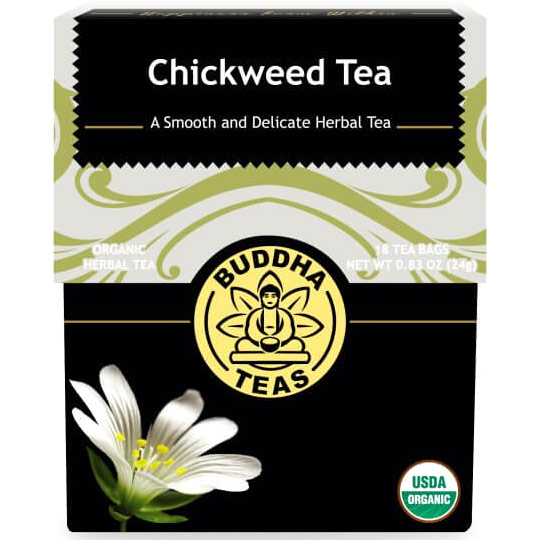 Organic Chickweed Tea, 18 Tea Bags, Buddha Teas